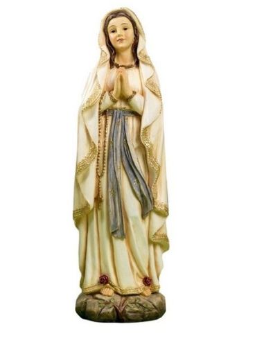 Virgen Lourdes 13Cm Resina Pb10160 (72)