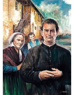 Cartel Don Bosco Y Mama Margarita (Musio) (50X70)