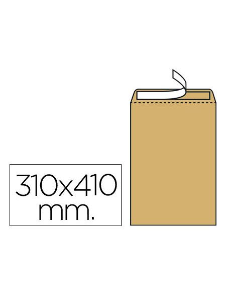 Sobre Liderpapel Bolsa N.13 Kraft 310X410 Mm Tira De Silicona Caja De 250 Unidades