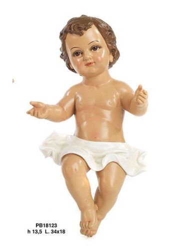 Niño Resina Ojos Cristal Pb18123 (4) 34Cm