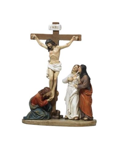 Crucifixion Jesus 16 Cm Calvario Pb12016 (24) Resina