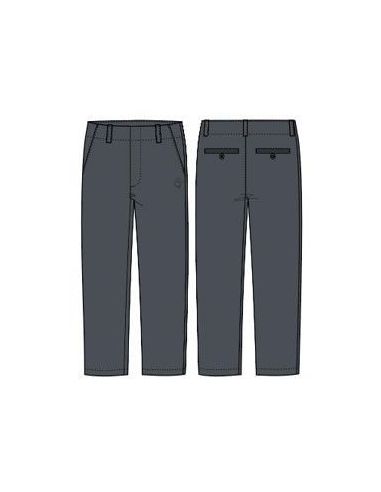 Pantalon Largo Uniforme Infantil Colegio Reinado Talla 02
