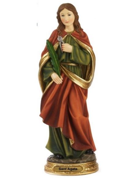 Santa Agueda 18,8Cm Resina Pb19502 (24)