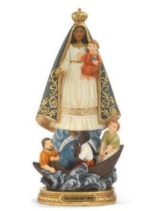 Virgen De La Caridad El Cobre Resina Pb20434 (24) 19,8X9,2Cm