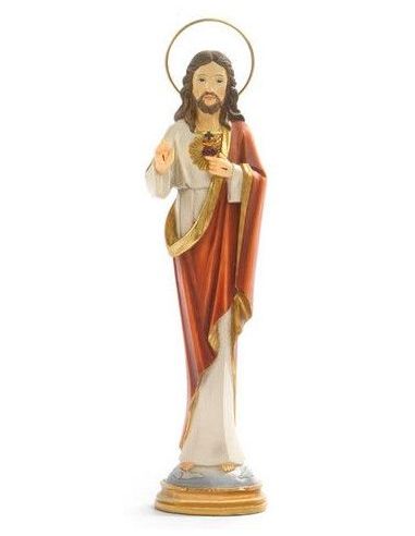 Sgdo. Corazon De Jesus 31,5Cm Resina Pb20463 (12)