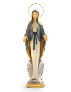 Virgen Milagrosa Estilizada 31,5Cm Resina Pb20464 (12)