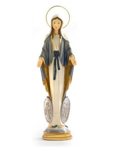 Virgen Milagrosa Estilizada 31,5Cm Resina Pb20464 (12)