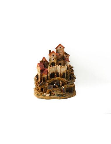 Nacimiento 20Cm Resina Con Luz (12) Pb10264|Libreriasalesiana