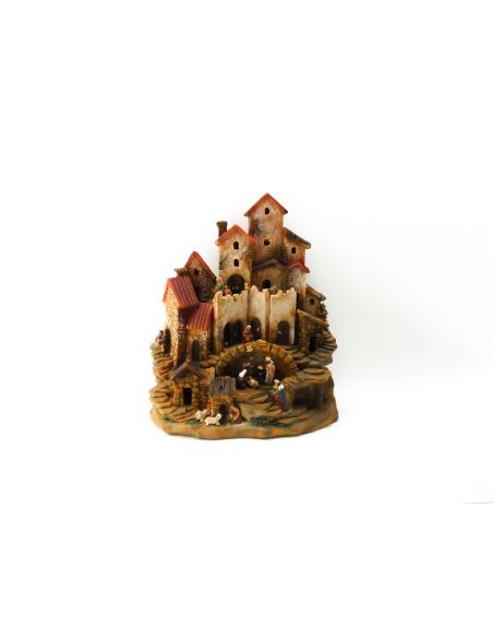 Nacimiento 20Cm Resina Con Luz (12) Pb10264|Libreriasalesiana
