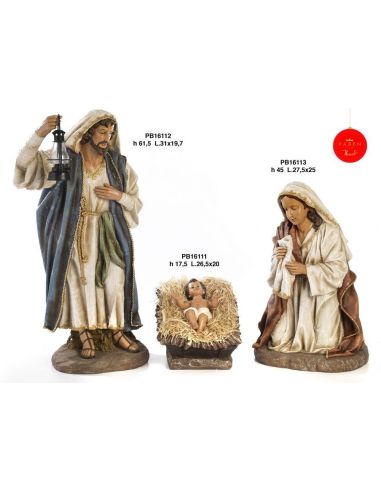 Niño Para Nacimiento 20Cm Cuna26,5Cm Pb16111 Resina