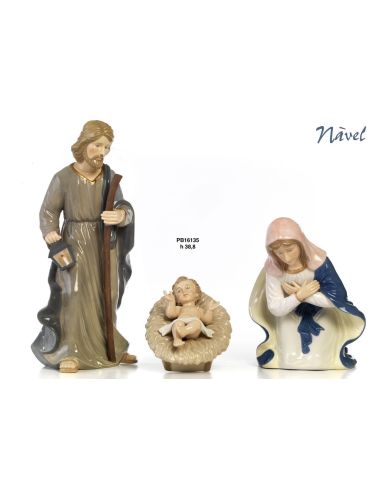 Nacimiento Porcelana 38,8Cm 3Pz. Pb16135