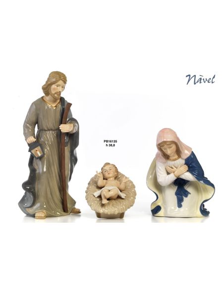 Nacimiento Porcelana 38,8Cm 3Pz. Pb16135