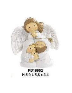 Nacimiento Inf. Blanco-Oroc/ Angel Resina 4,9Cm (8) (96) Pb18962