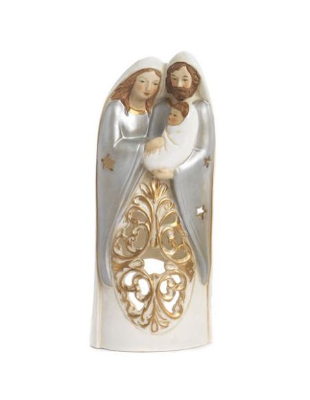 Nacimiento Porc.Blanco Arg. 21,2Cm C/Luz Pb19713 (24)|Libreriasalesiana