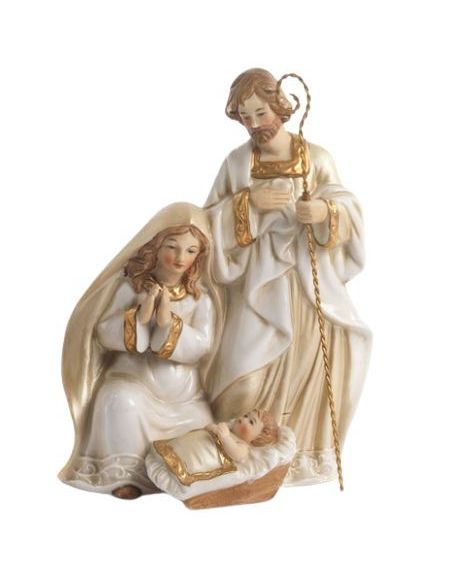 Nacimiento Porc.Blanco Oro 20Cm Pb19706(16)|Libreriasalesiana