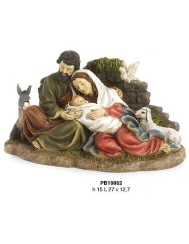 Nacimiento Recostados15Cm C/Oveja Asno Pb19862(8)