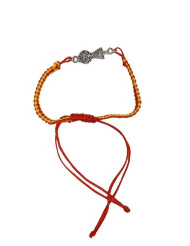 Pulsera V. Pilar Baño Plata 22Mm Macrame España