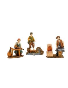 Set Tres Figuras Masculinas Nacimiento 14,2Cm Pb20481 (8)