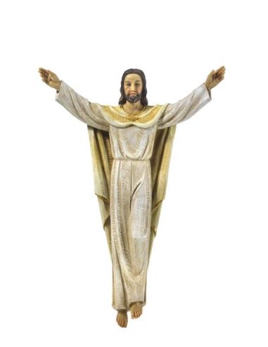 Cristo Resucitado Pared Resina 30,8X22Cm (12) Pb17777