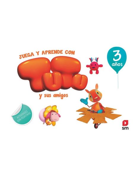 Juega y aprende con Tutu y sus amigos. 3 años|Libreriasalesiana
