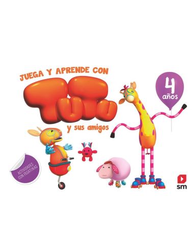 Juega y aprende con Tutu y sus amigos. 4 años|Libreriasalesiana