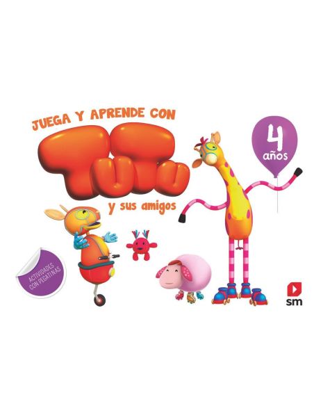 Juega y aprende con Tutu y sus amigos. 4 años|Libreriasalesiana