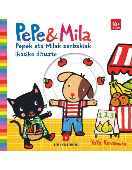 Pepek eta Milak zenbakiak ikasiko dituzte