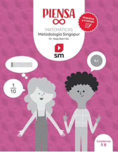 Cuaderno. Piensa Infinito. Matemáticas. Metodología Singapur. Practica Y Trabaja. 5 Primaria
