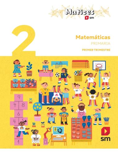 Matemáticas. 2 Primaria. Trimestres. Matices