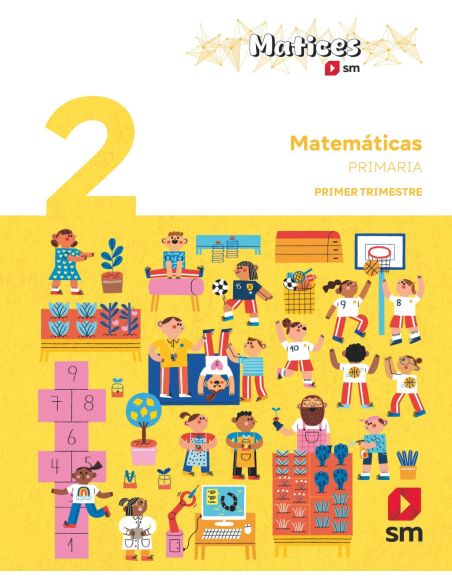 Matemáticas. 2 Primaria. Trimestres. Matices