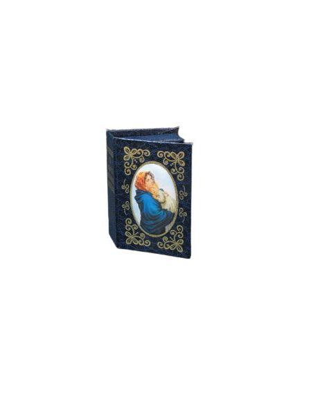 Rosariera, Caja Azul Con Imagen Ferruzi (12)