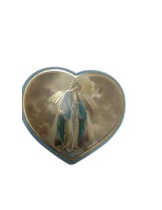 Corazon Grande Milagrosa Azul
