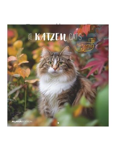 Calendario 2026 - Cats (30X30) (160298)