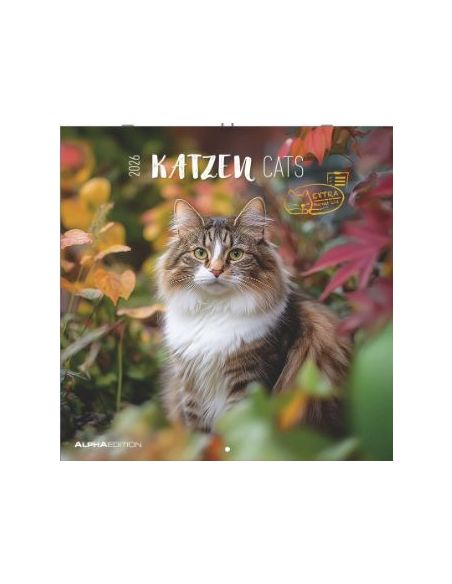 Calendario 2026 - Cats (30X30) (160298)