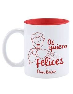 Taza Don Bosco Os Quiero Felices