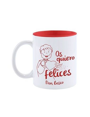 Taza Don Bosco Os Quiero Felices
