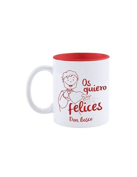 Taza Don Bosco Os Quiero Felices