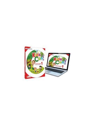 Kids Can! 1 Activity Book Capital Letters:Cuaderno Actividades Versión Mayúscula Impreso Y Digital