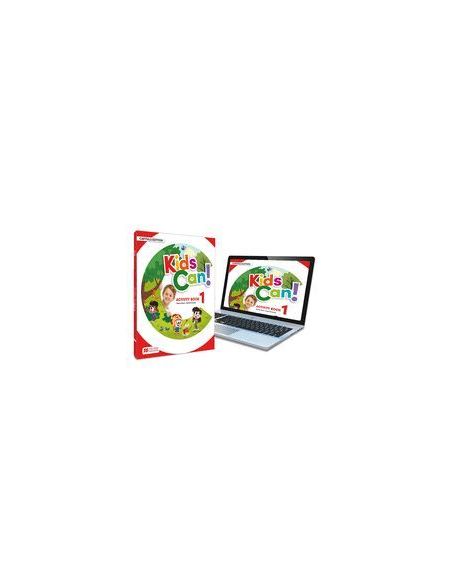 Kids Can! 1 Activity Book Capital Letters:Cuaderno Actividades Versión Mayúscula Impreso Y Digital