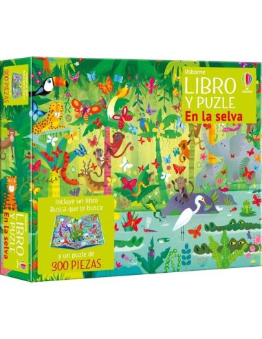En La Selva Libro Y Puzle