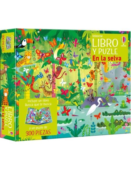 En La Selva Libro Y Puzle