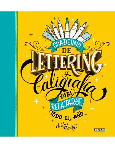 Cuaderno De Lettering Y Caligrafía Para Relajarse Todo El Año