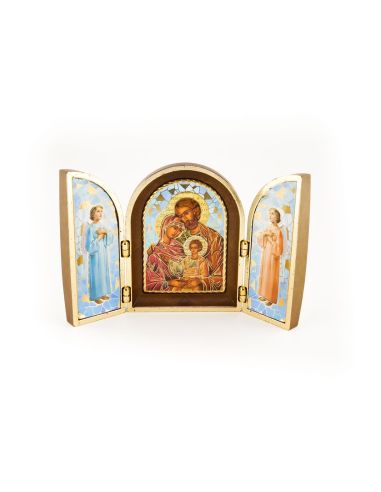 Triptico bizantino 12x8 s.familia/angelesºººº