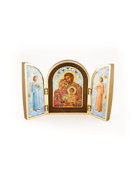 Triptico bizantino 12x8 s.familia/angelesºººº