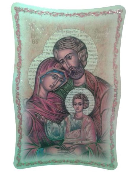 Tabla Brillo 20X25 Icono Sagrada Familiaºººº