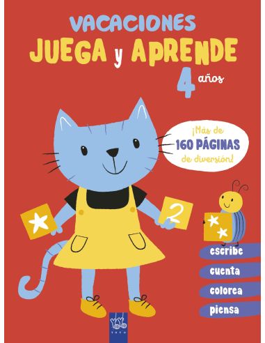 Vacaciones. Juega Y Aprende. 4 Años