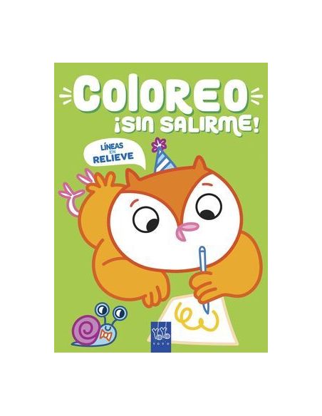 Coloreo ¡sin salirme! búho