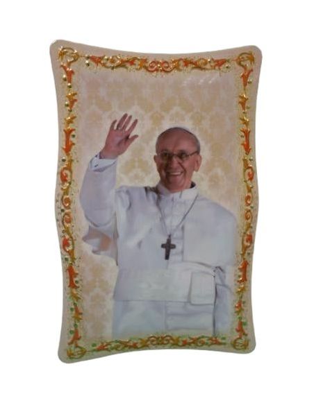 Tabla Brillo 20X25 Papa Francisco I|Libreriasalesiana