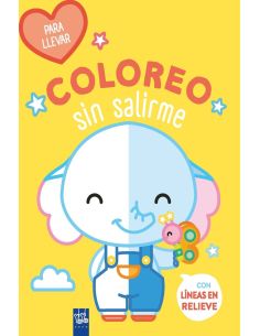 Coloreo sin salirme-para llevar-. elefante