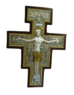 Cruz San Damian 22,6X32Cm Plataºººº